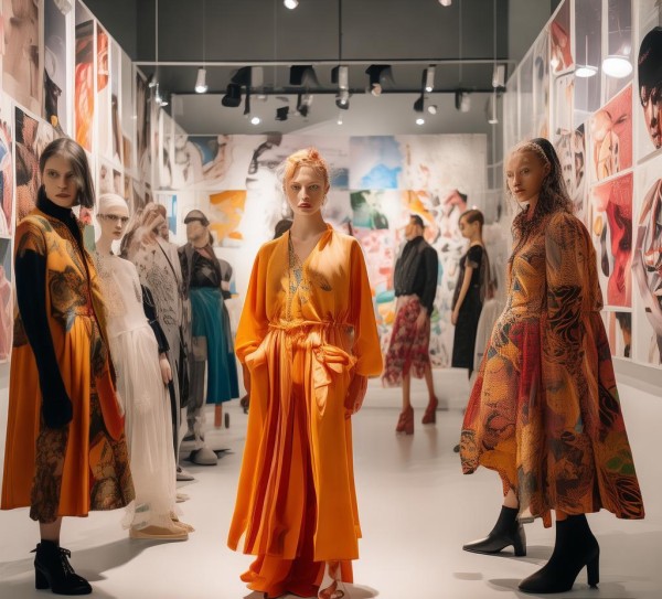时尚展览，服装设计与图片的完美结合